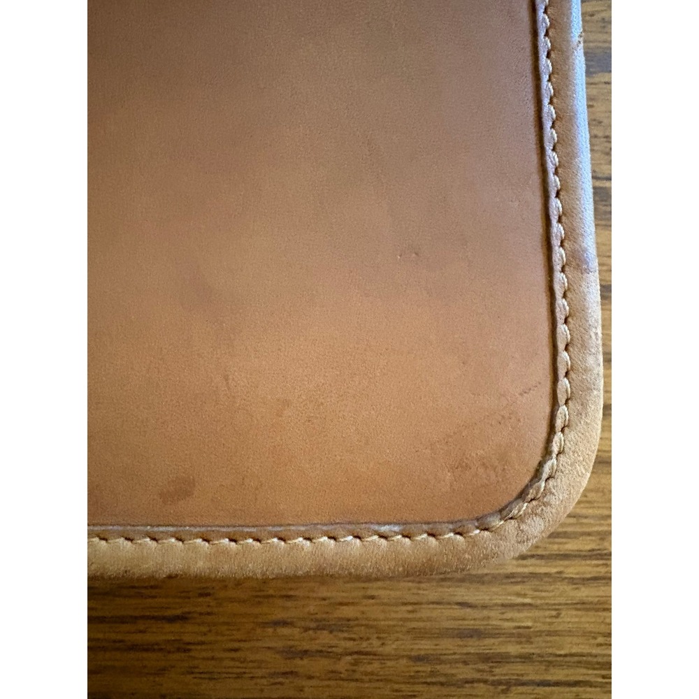 Coach Vintage Tan Leather Zip Around Portfolio Organizer Document Case Tan - Picture 10 of 16